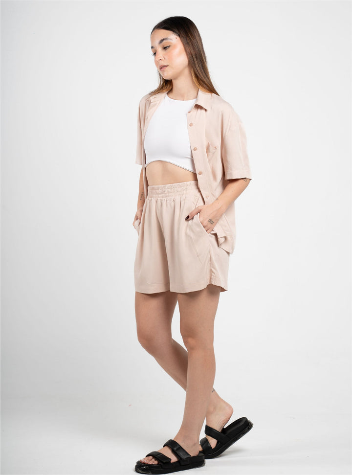 ONCE SHIRT BREEZY MANGA CORTA - SAND