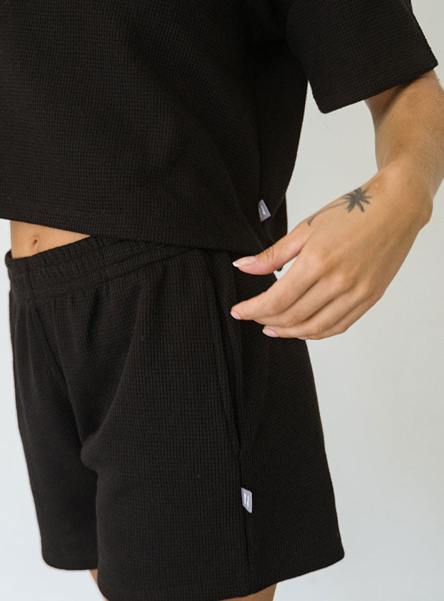 ONCE SET COMFY WAFER - BLACK