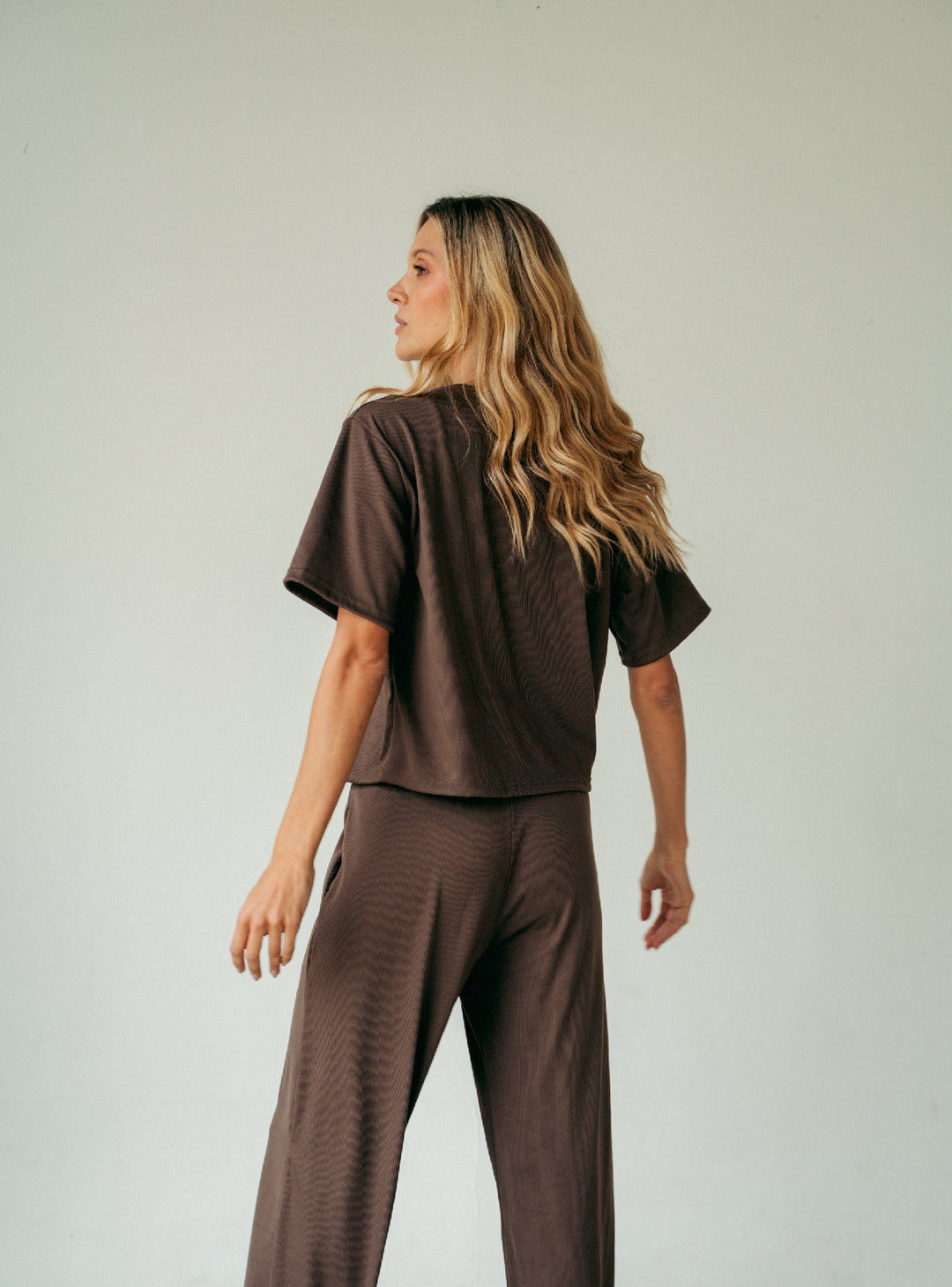 ONCE COZY RIB SET - MOCCA