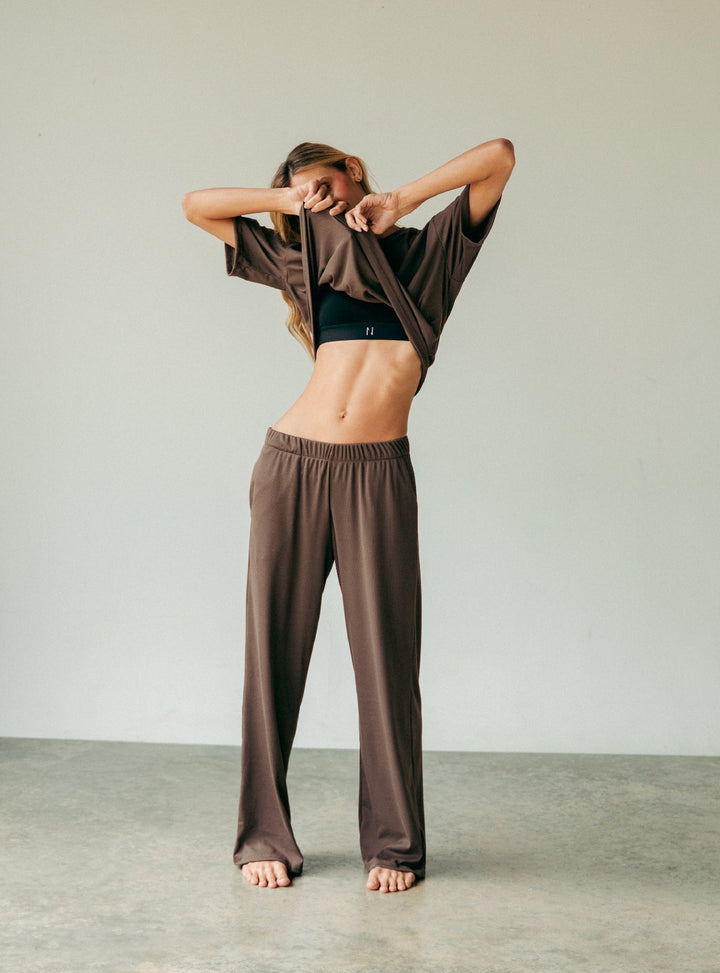 ONCE COZY RIB SET - MOCCA