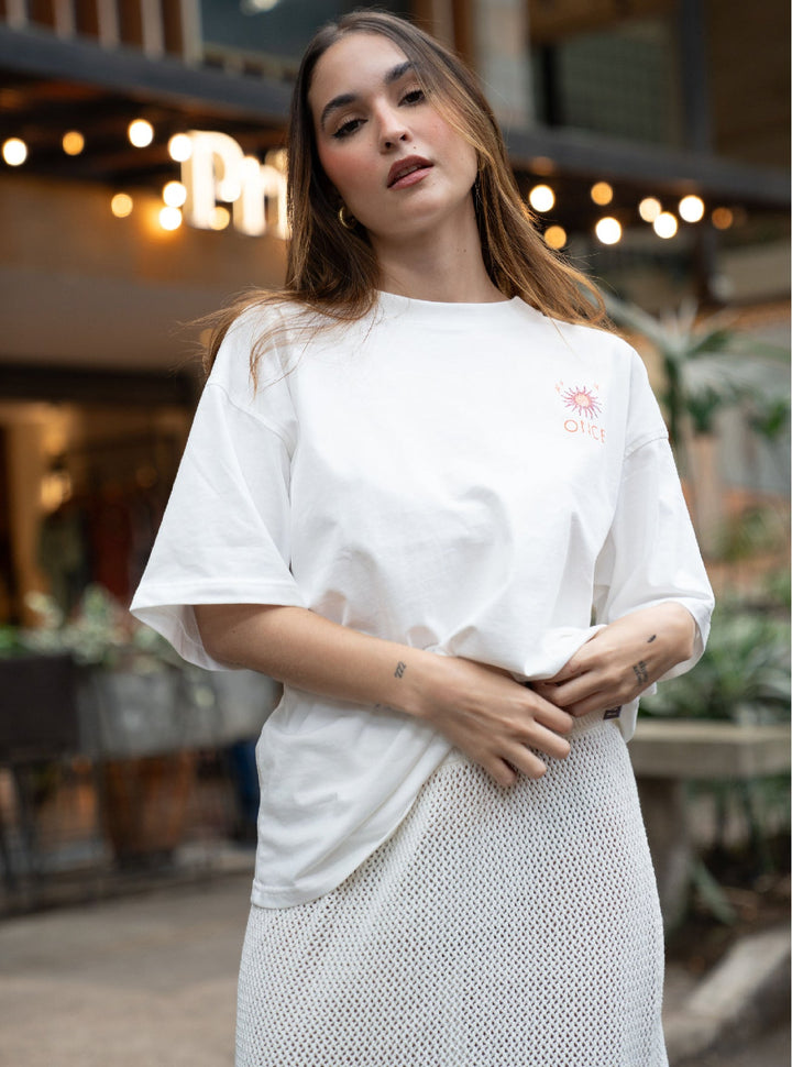 ONCE CAMISETA OVERSIZE UNISEX - FEEL GOOD