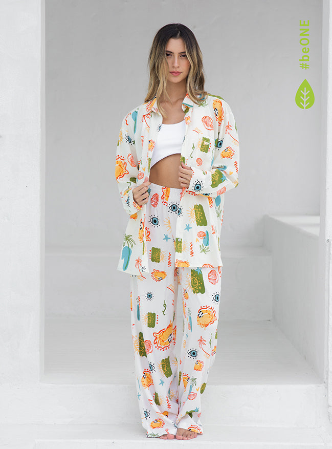 ONCE SHIRT BREEZY MANGA LARGA - SUNRISE