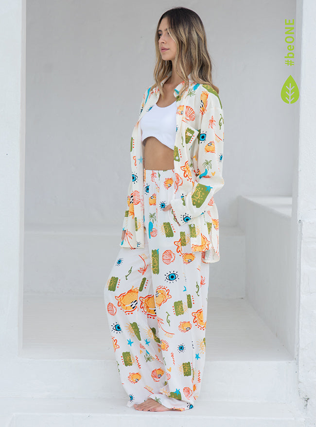 ONCE SHIRT BREEZY MANGA LARGA - SUNRISE