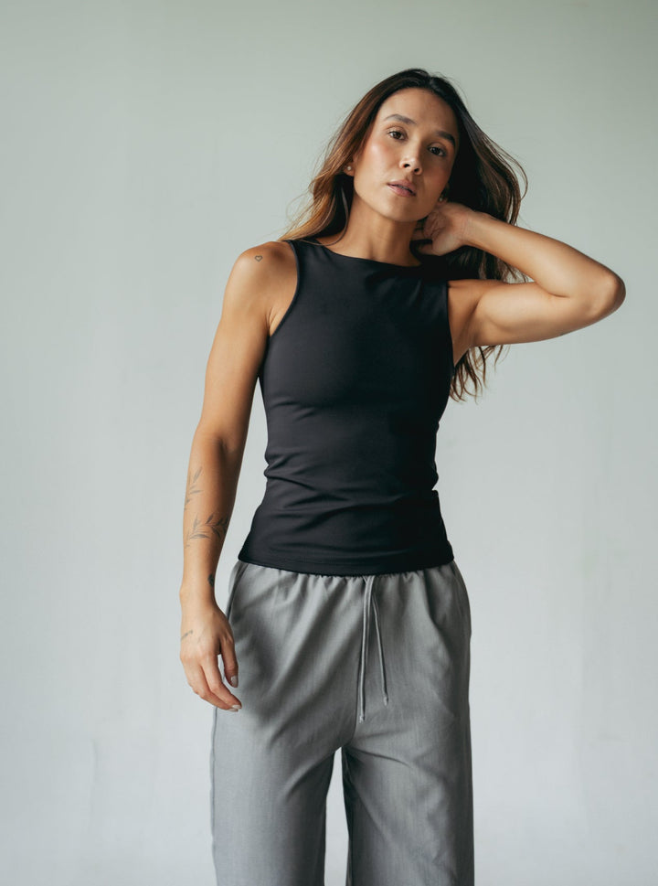 ONCE TANK TOP - BLACK