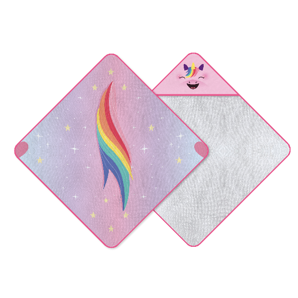 LA PEQUEÑA GALERIA 7707906380252 TBS8636L TOALLA BEBE CARA UNICORNIO SUBLIMADA