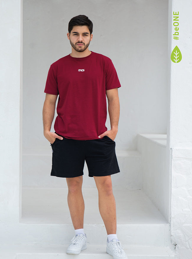 ONCE CAMISETA ECO DE HOMBRE WINE