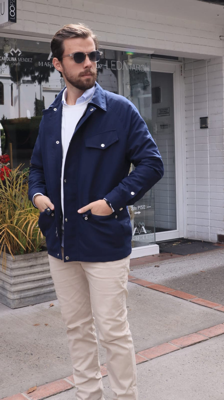 HANDELLS CHAQUETA GALES AZUL OSCURO