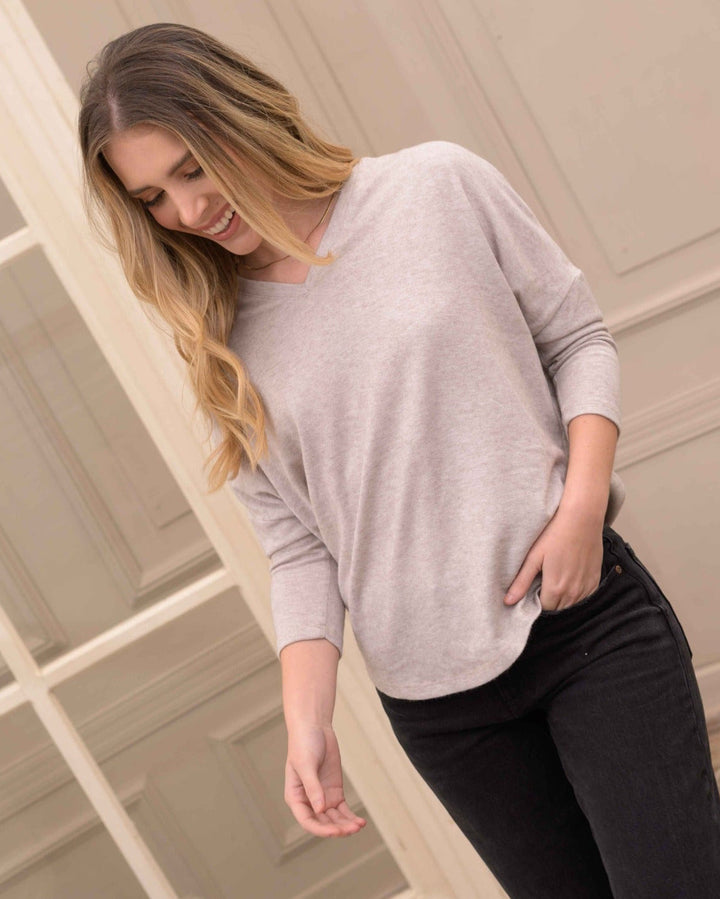 NITTA BONITA BUZO NEW BASIC MOSCU GRIS