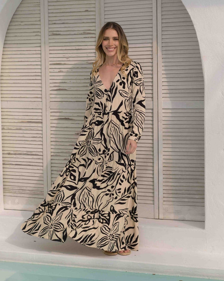 NITTA BONITA VESTIDO NEVADA LIA NEGRO