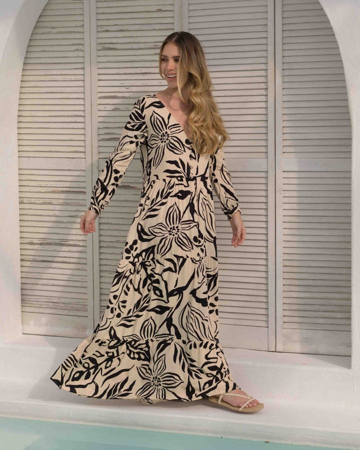 NITTA BONITA VESTIDO NEVADA LIA NEGRO
