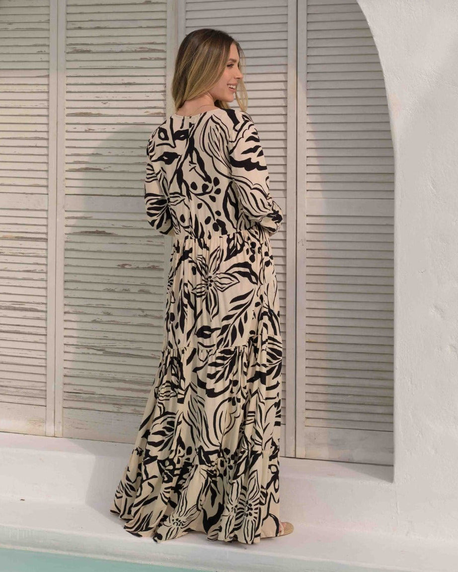 NITTA BONITA VESTIDO NEVADA LIA NEGRO