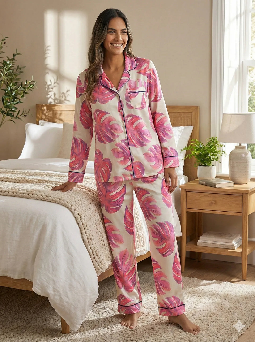 SIELA PANTALON CAMISA SEDA ANTONIA