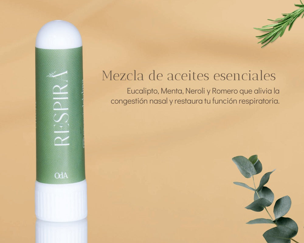 OdA Inhalador Nasal de Aromaterapia - Alivio rápido y natural