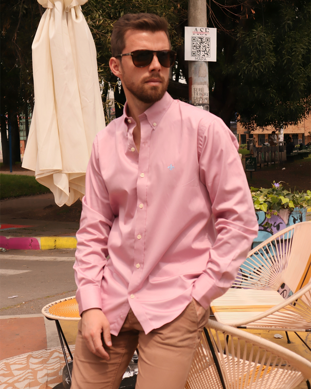 HANDELLS CAMISA PALO DE ROSA