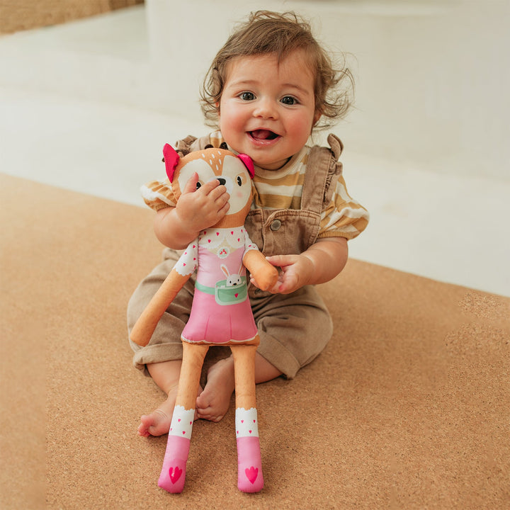 LA PEQUEÑA GALERIA 7707355233437 PEL8359L PELUCHE VENADO ANTONIA