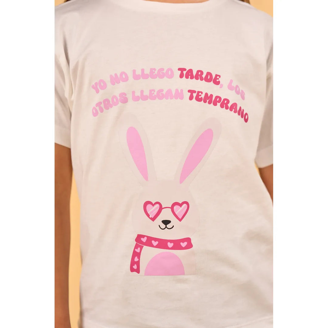 CLI KIDS T-SHIRT OT25 CONEJO BEIGE