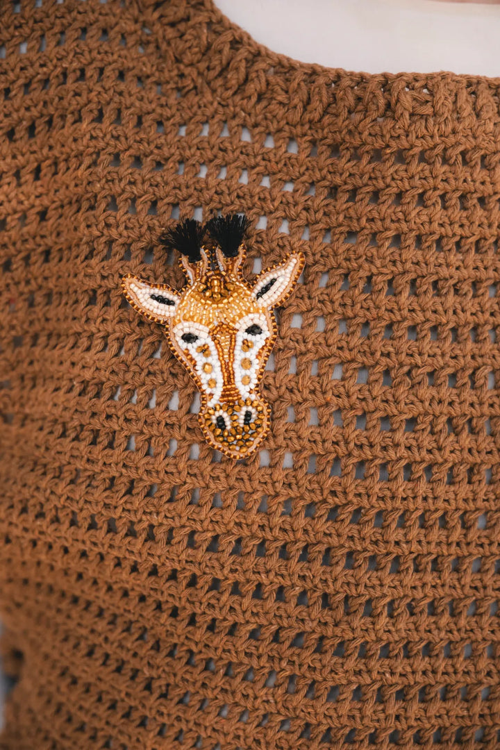 TUALÉ 278 PUNK GIRAFFE PRENDEDOR