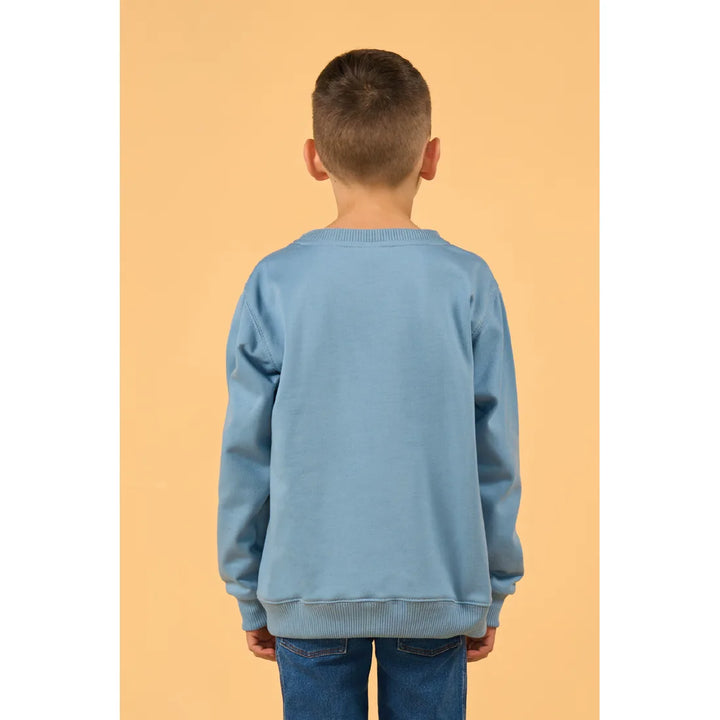 CLI KIDS CREWNECK OT25 TIGRE AZUL