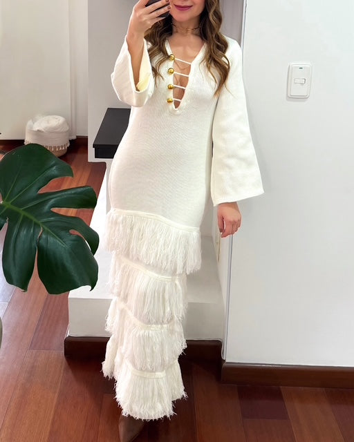 COMPLICITY 198 VESTIDO ESENCIA MARFIL