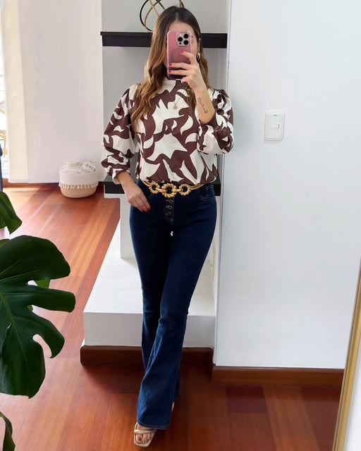 COMPLICITY 160 BLUSA MARCE CAFÉ