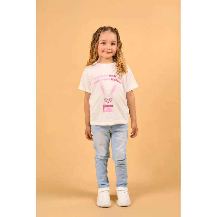 CLI KIDS T-SHIRT OT25 CONEJO BEIGE