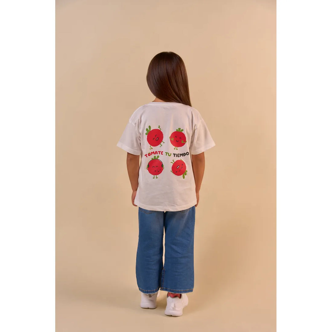 CLI KIDS T-SHIRT OT24 TOMATE BIEGE