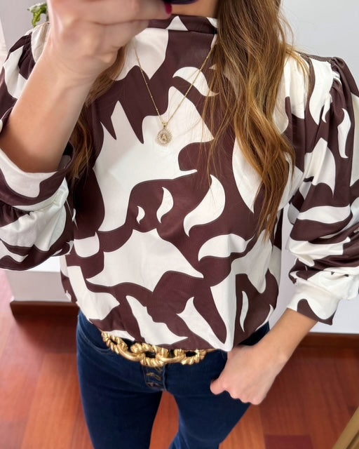 COMPLICITY 160 BLUSA MARCE CAFÉ