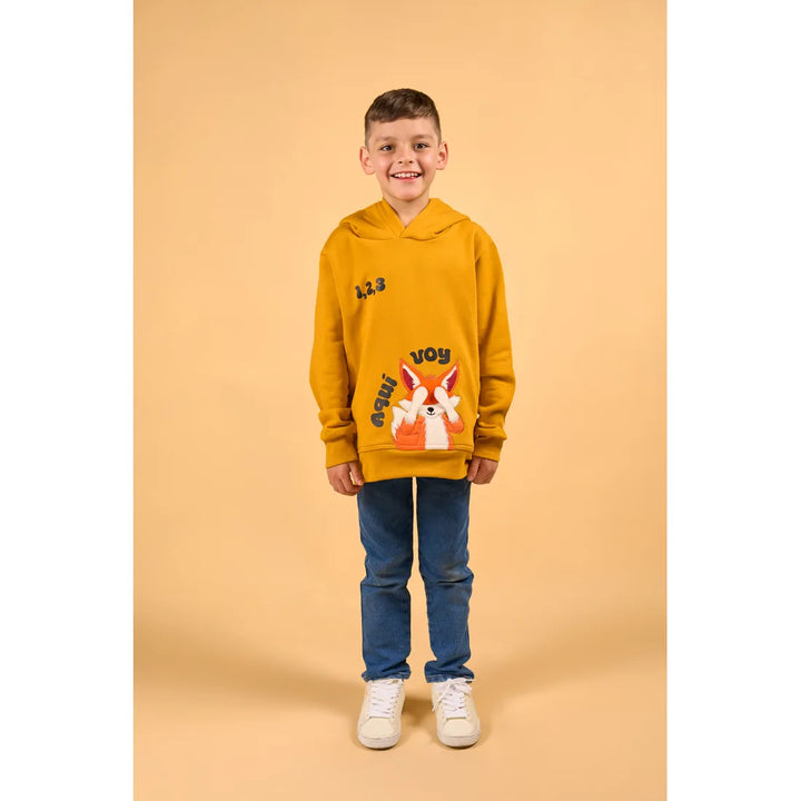 CLI KIDS HOODIE OT25 ZORRO NARANJA