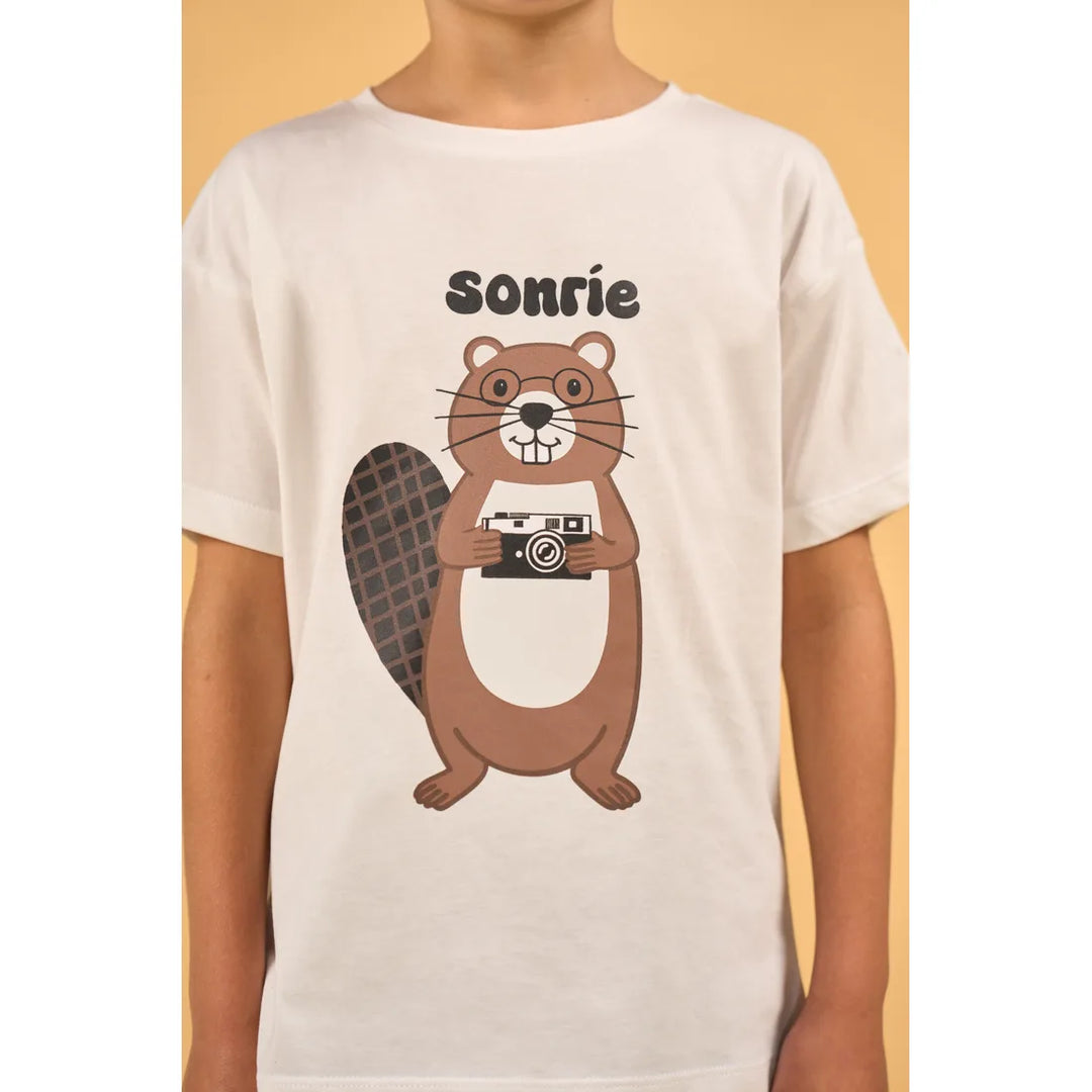 CLI KIDS T-SHIRT OT25 CASTOR BEIGE