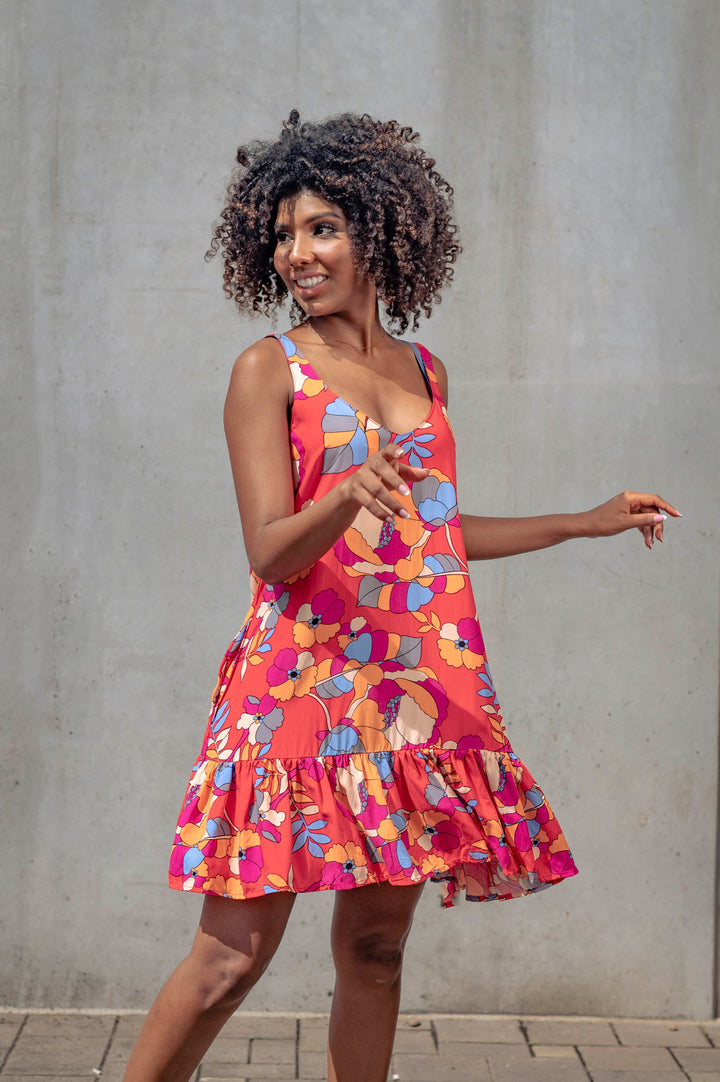 NITTA BONITA 101232115 VESTIDO SERENA ROJO