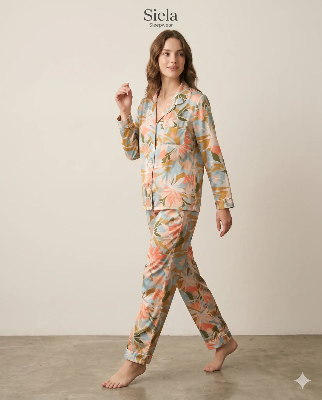 SIELA PANTALON CAMISA SEDA GABRIELA