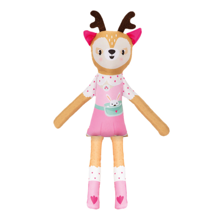 LA PEQUEÑA GALERIA 7707355233437 PEL8359L PELUCHE VENADO ANTONIA