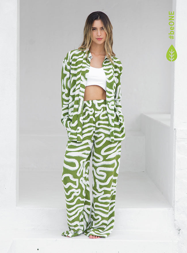 ONCE SHIRT BREEZY MANGA LARGA - GREENBAY