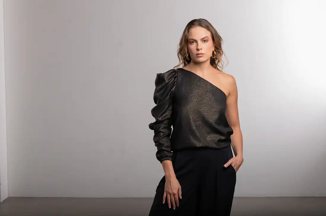 Blusa Paula brillo