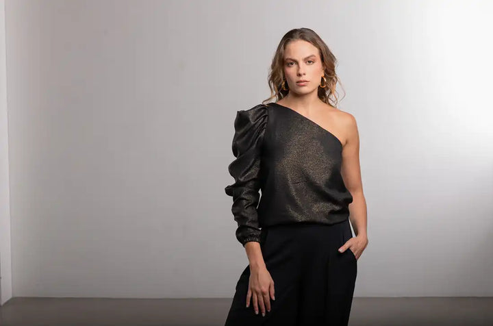 Blusa Paula brillo