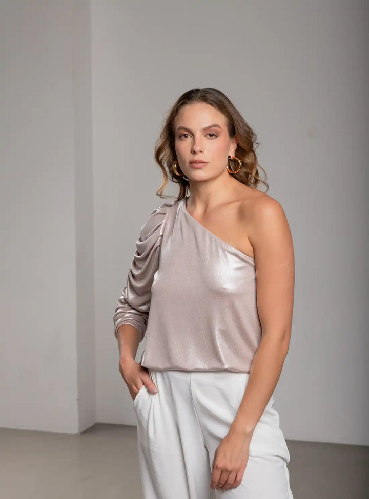 Blusa Paula brillo