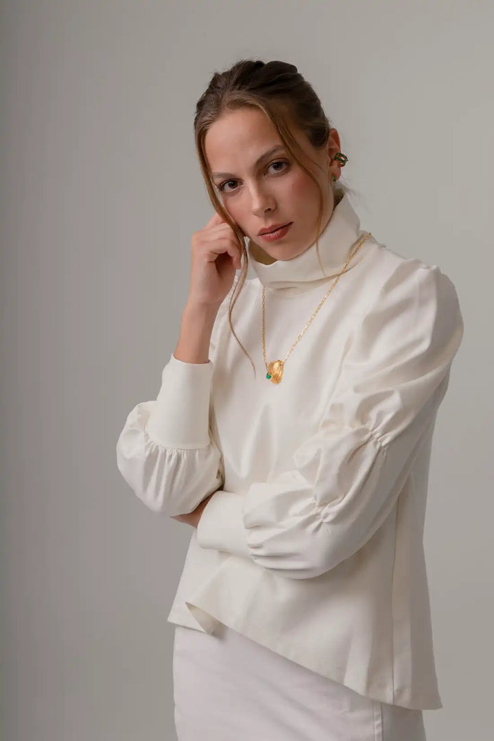 Saco cuello alto