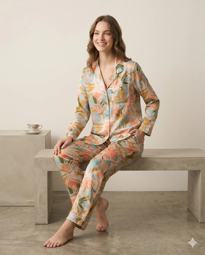 SIELA PANTALON CAMISA SEDA GABRIELA