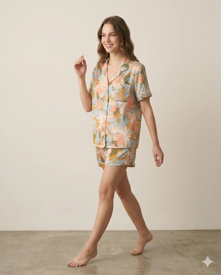 SIELA SHORT CAMISA SEDA GABRIELA