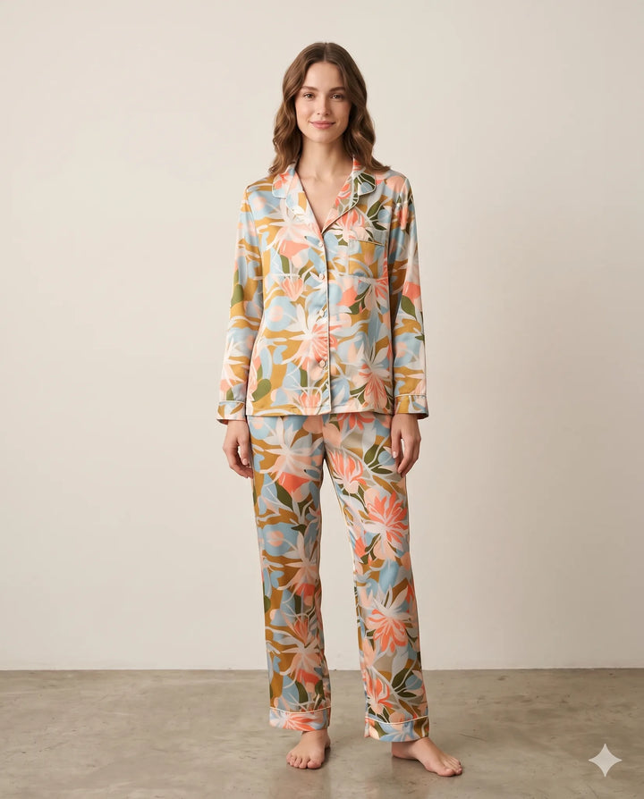 SIELA PANTALON CAMISA SEDA GABRIELA