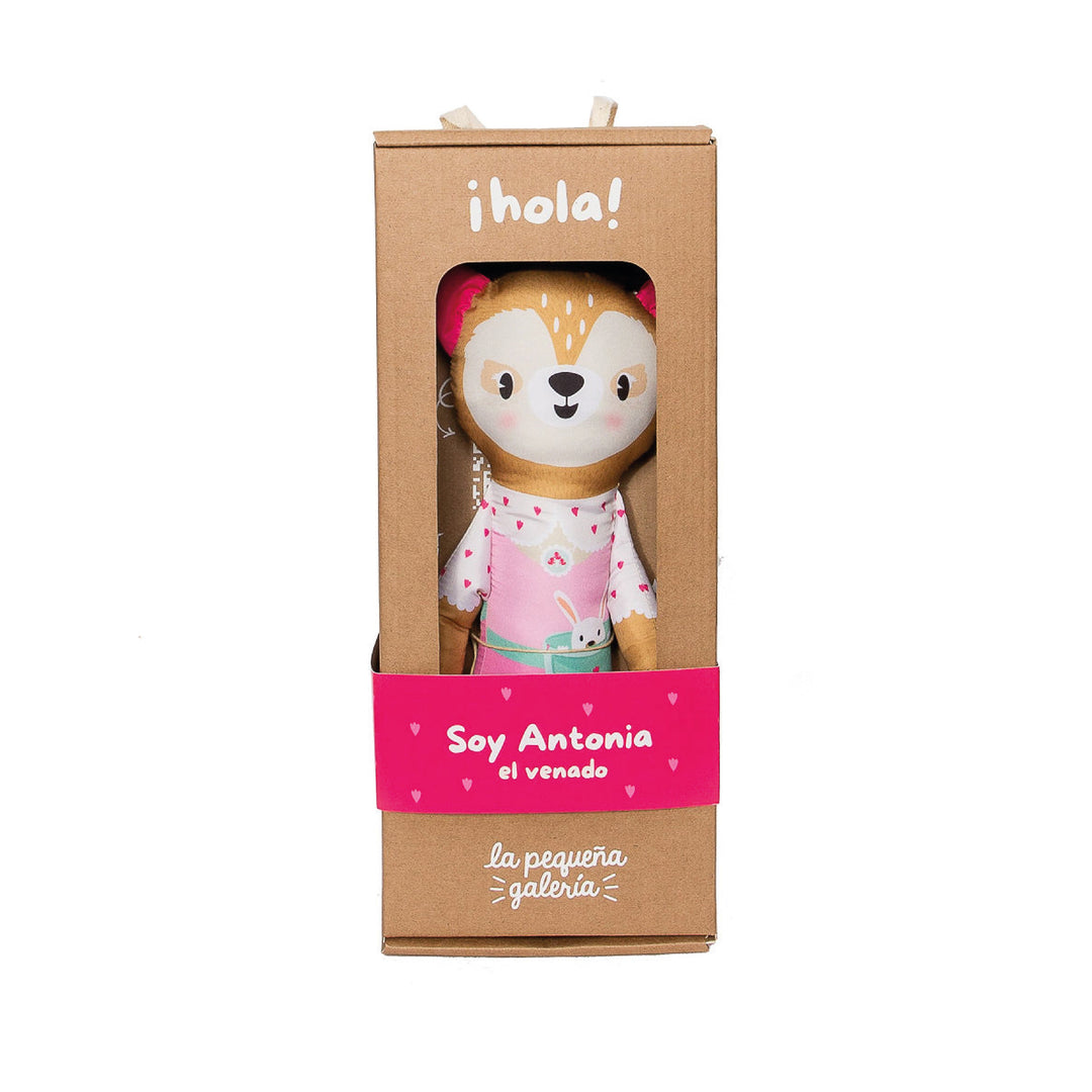 LA PEQUEÑA GALERIA 7707355233437 PEL8359L PELUCHE VENADO ANTONIA