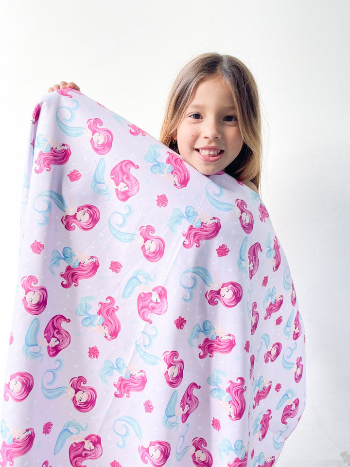 MANTTA TOALLA PLAYERA DE MICROFIBRA SIRENITA