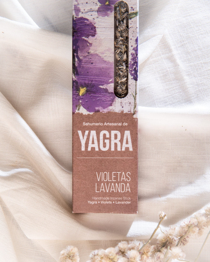 18 RAZONES INCIENSO 700B YAGRA VIOLETAS Y LAVANDA